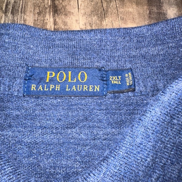 Polo by Ralph Lauren Men's Blue Polo Shirt - Picture 2 of 5